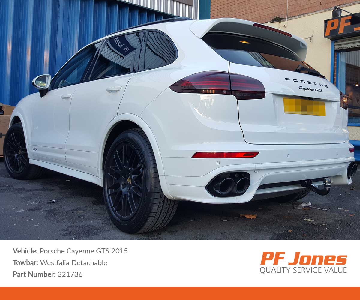 Porsche cayenne store detachable towbar