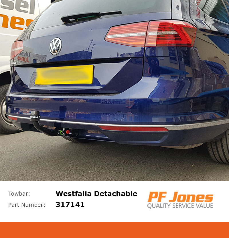 vw passat estate b8 towbar