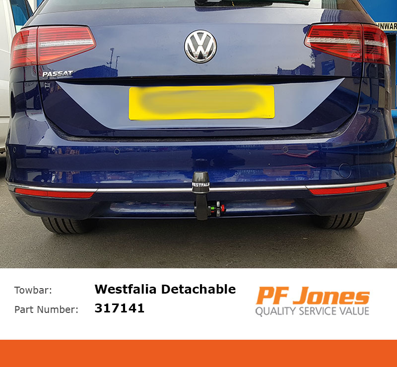 vw passat b7 towbar