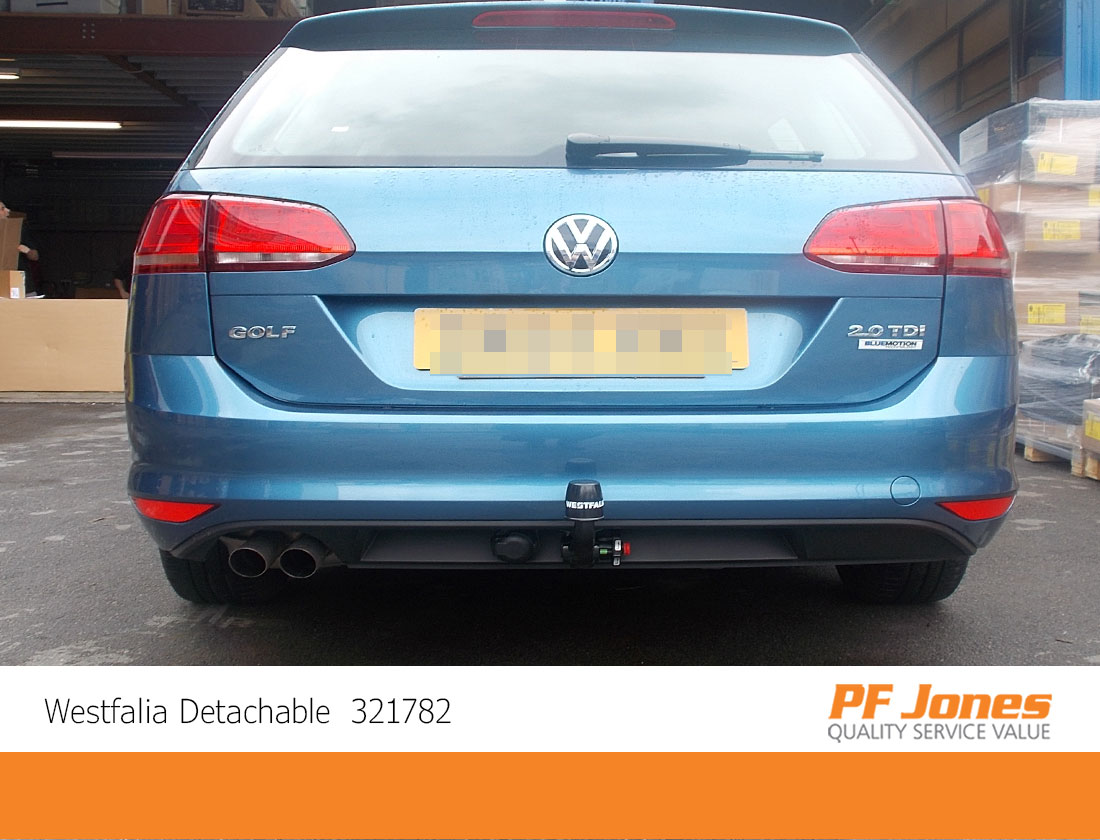 Volkswagen Golf MK7 Estate 2013 Onwards Westfalia Detachable Towbar