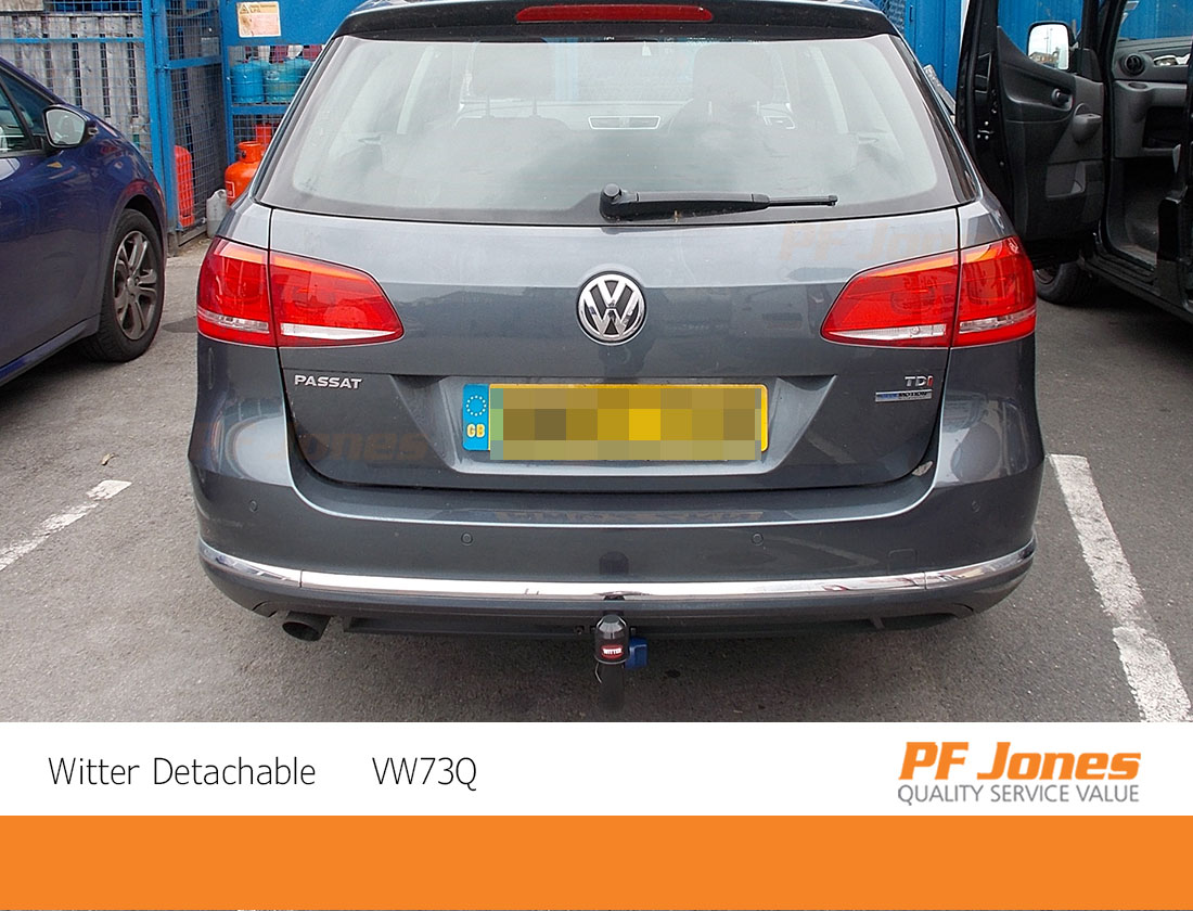 Volkswagen Passat Estate 2011-2015 Witter Detachable Towbar