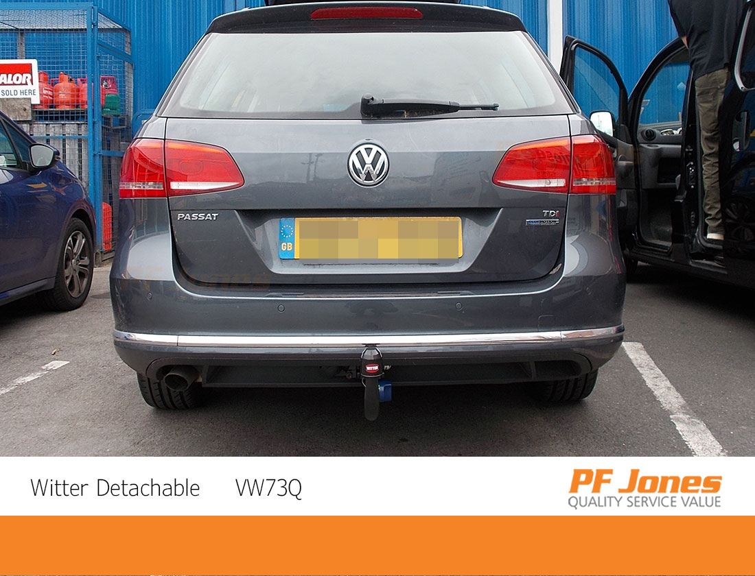 Volkswagen Passat Estate 2011-2015 Witter Detachable Towbar