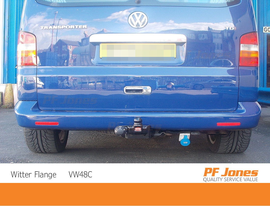 VW T5 Transporter 2003-Sep 2009 Flange tow bar