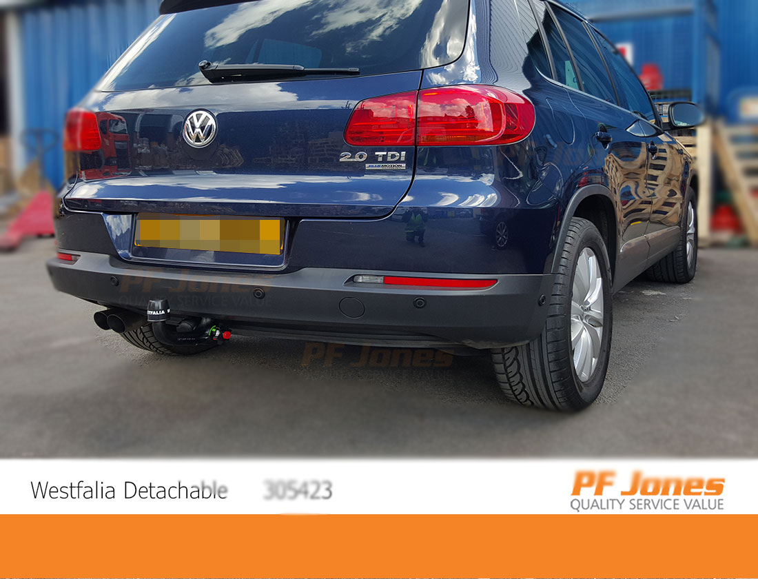 Volkswagen Tiguan 2008-2016 Westfalia Detachable Towbar