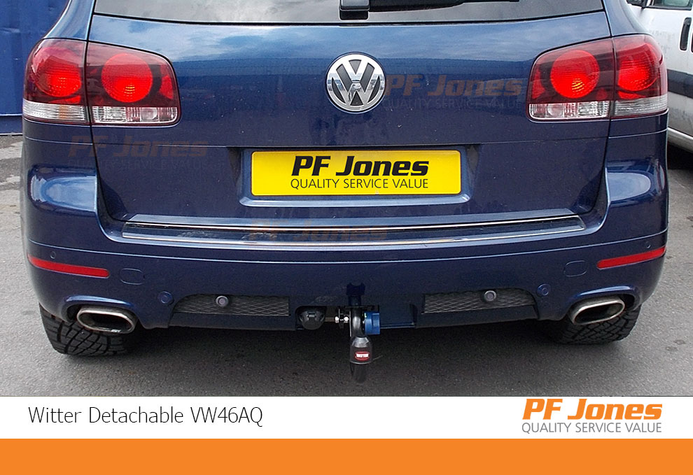 Vw touareg factory store fitted towbar