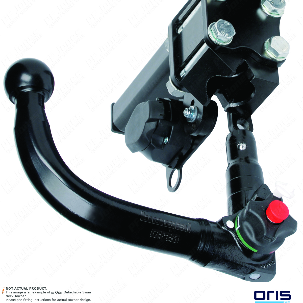 Volkswagen Polo Hatchback 2014-2017 Oris Detachable Tow Bar