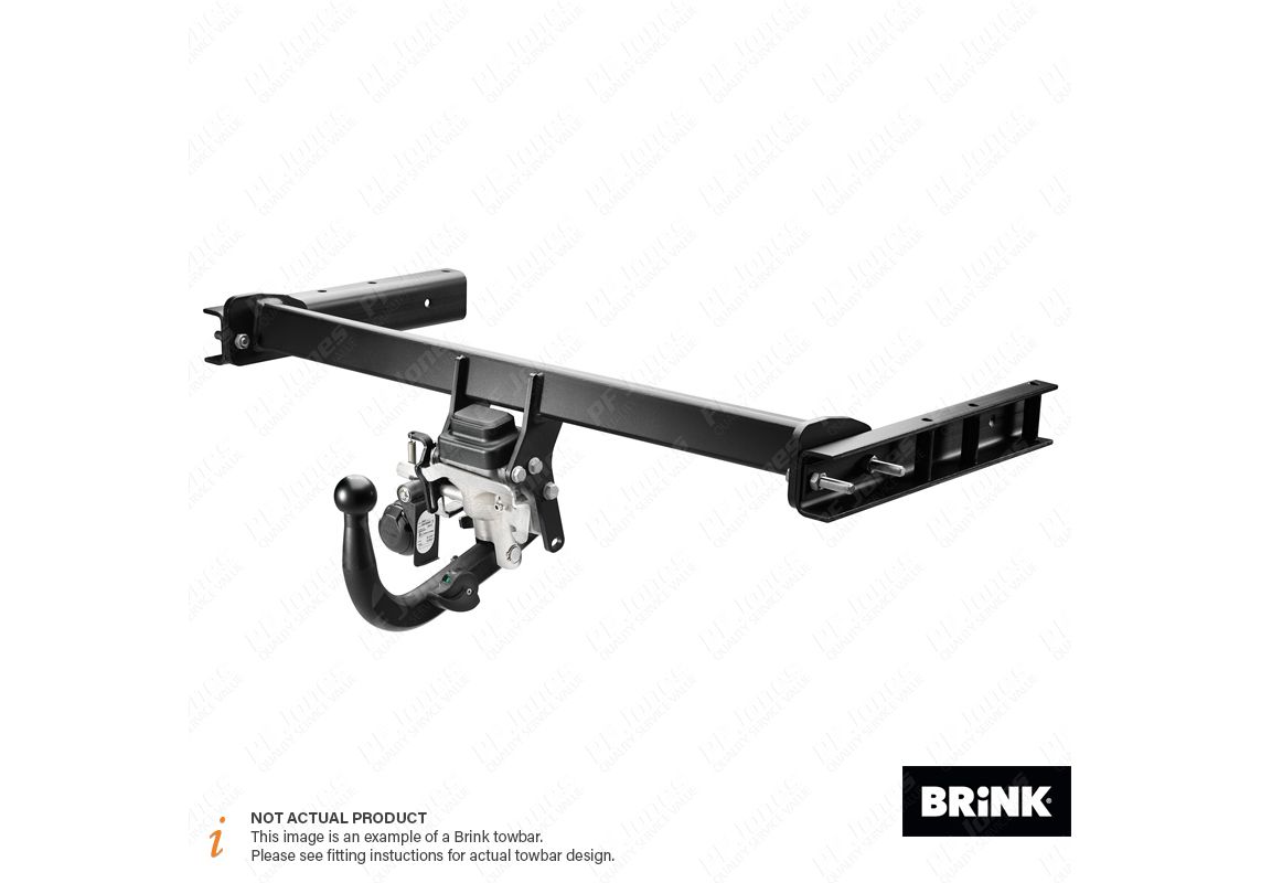 Audi A6 Saloon 2015 Onwards Brink Retractable Tow Bar