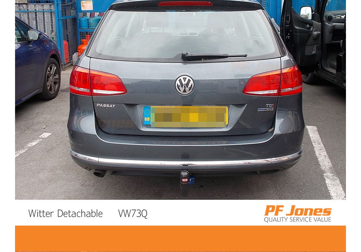 Volkswagen Passat Estate 2011-2015 Witter Detachable Towbar