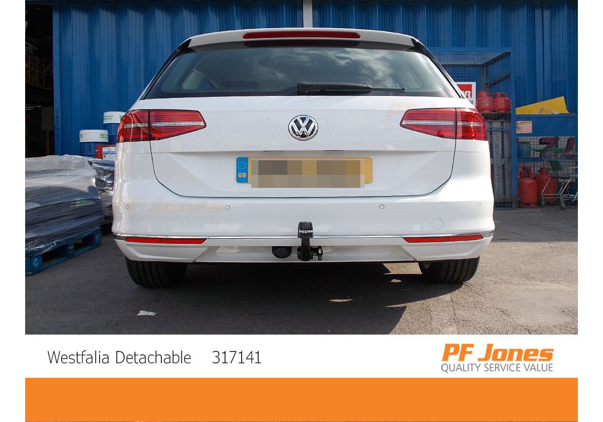 vw passat estate b8 towbar