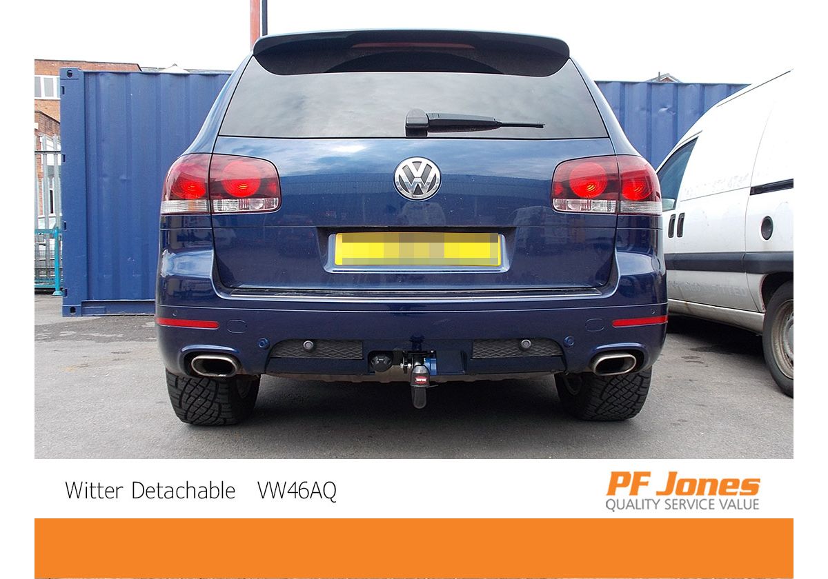 vw touareg detachable towbar