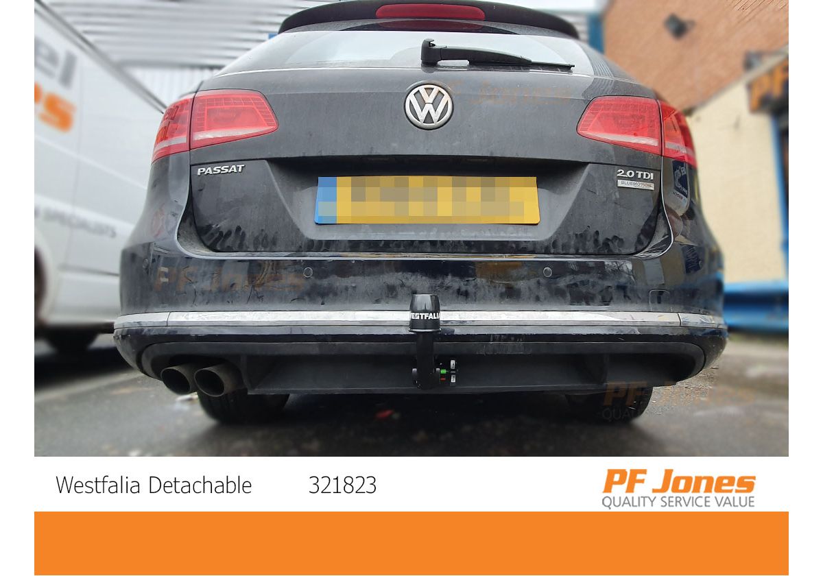 vw passat b7 towbar