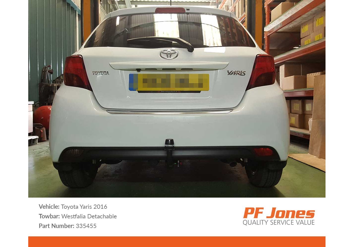 tow bar toyota yaris