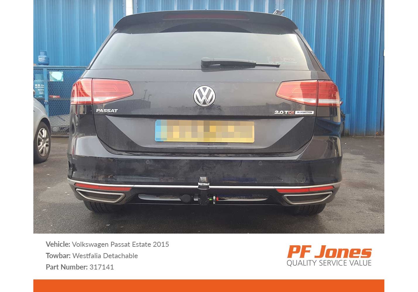 passat b8 towbar