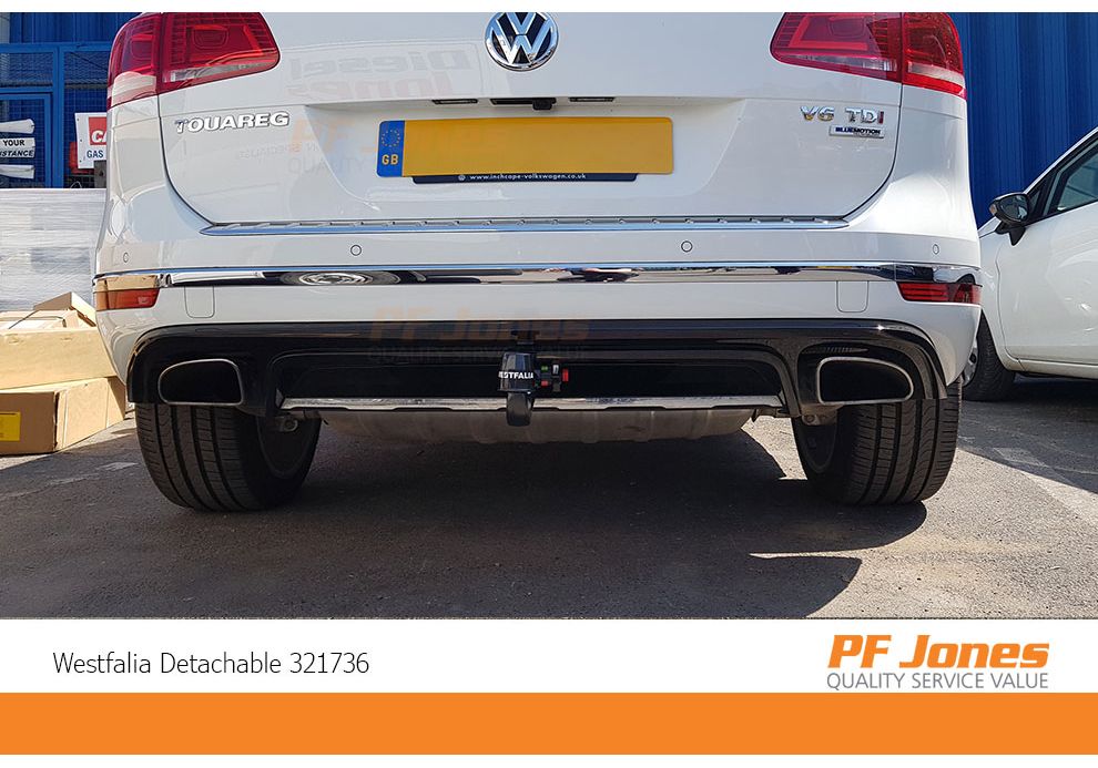 vw touareg detachable towbar