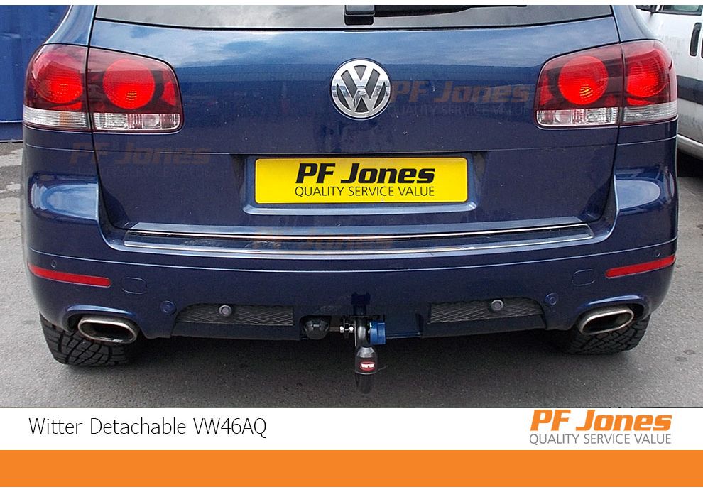 vw touareg detachable towbar