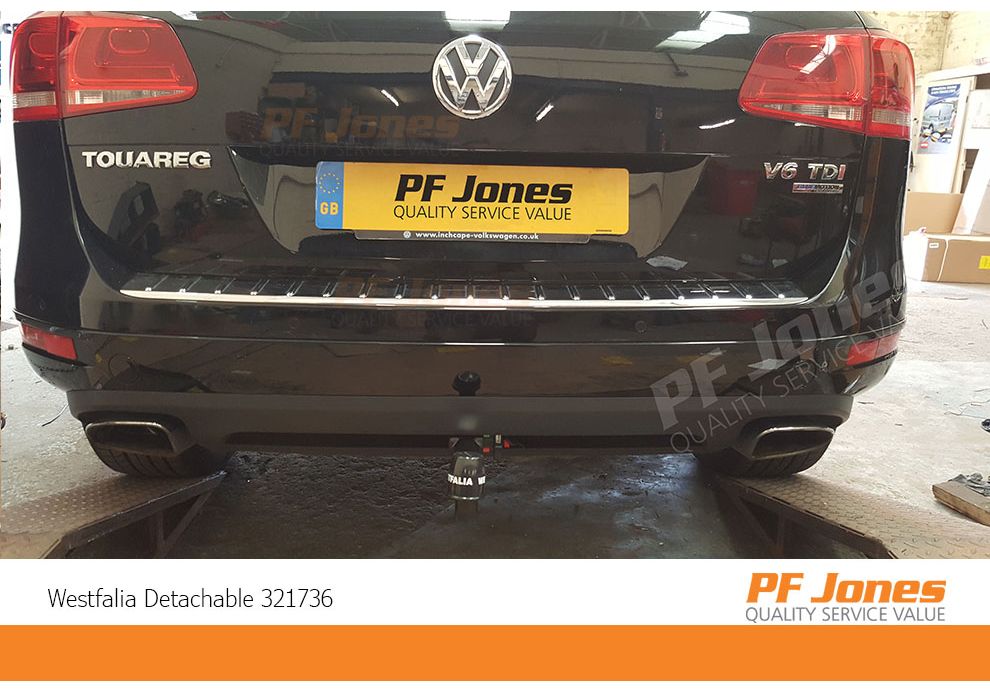 vw touareg detachable towbar