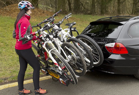 4 bike tow bar cycle carrier